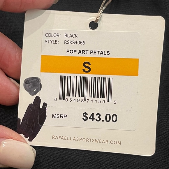 NWT RAFAELLA Classy Black Scoop Neck Sleeveless Sweater Tank Top Size S - Picture 4 of 7